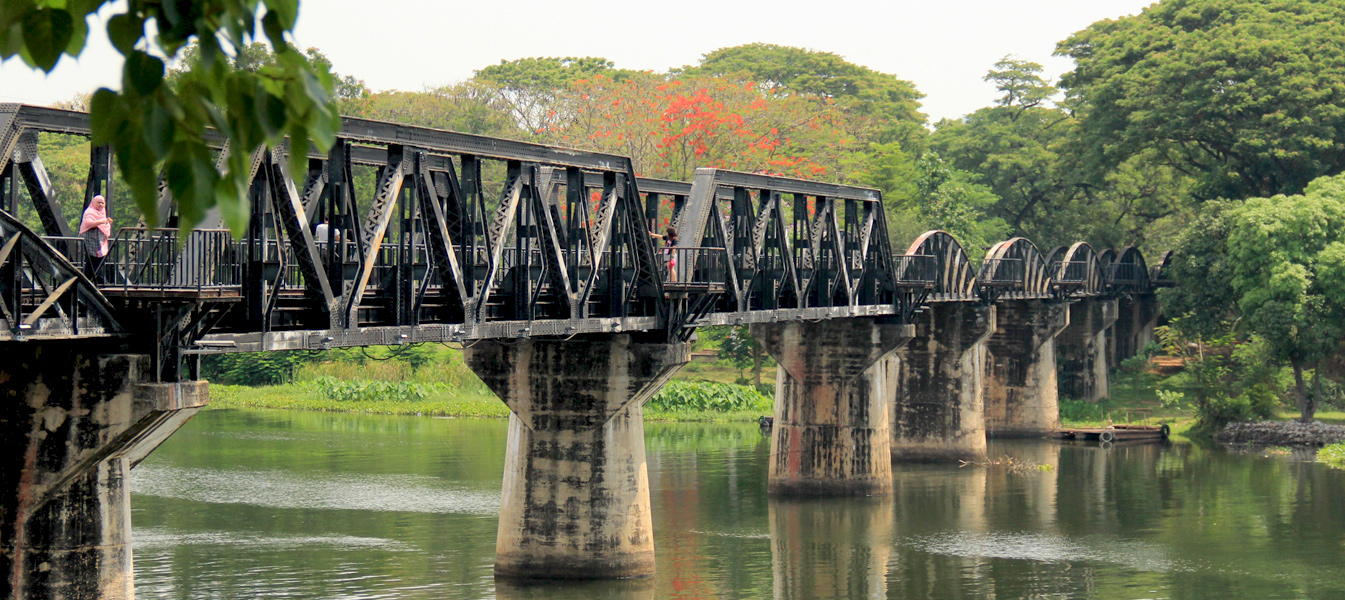 Kanchanaburi et le pont de la Rivière Kwaï