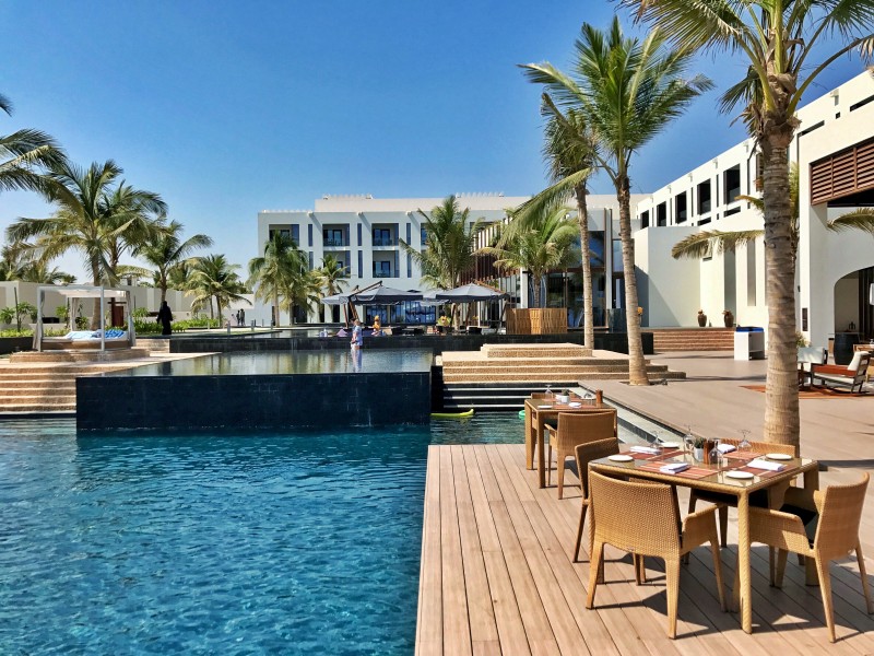 La piscine de l'hôtel Oman
