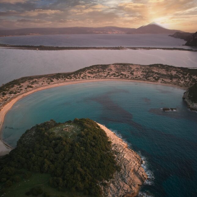 La plage dans le Péloponnèse