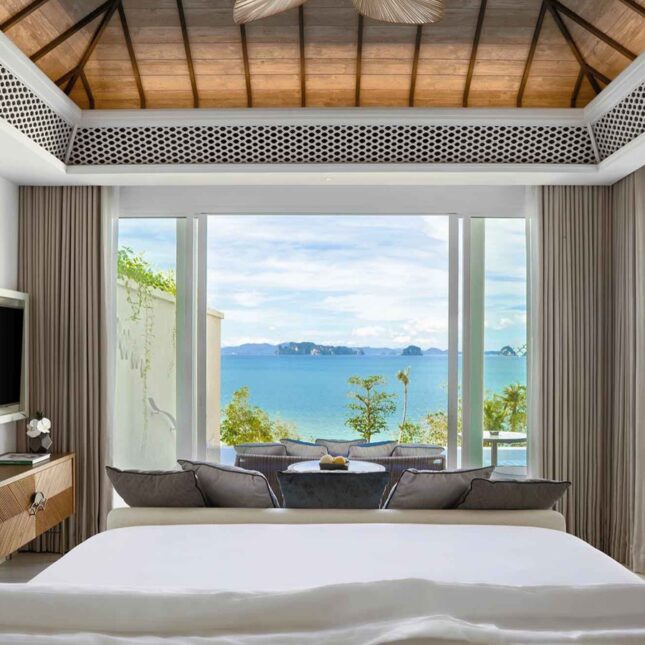 Vue depuis une villa du Banyan Tree Krabi