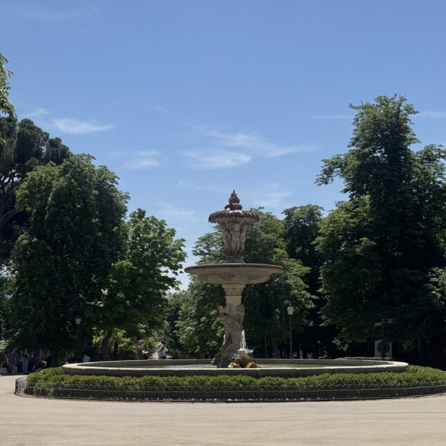 Le parc du Retiro à Madrid