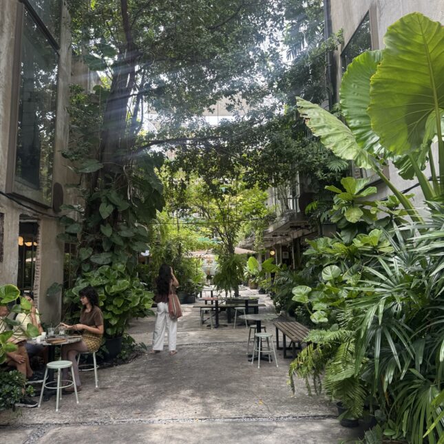 Les ruelles verdoyantes de Ratchathewi
