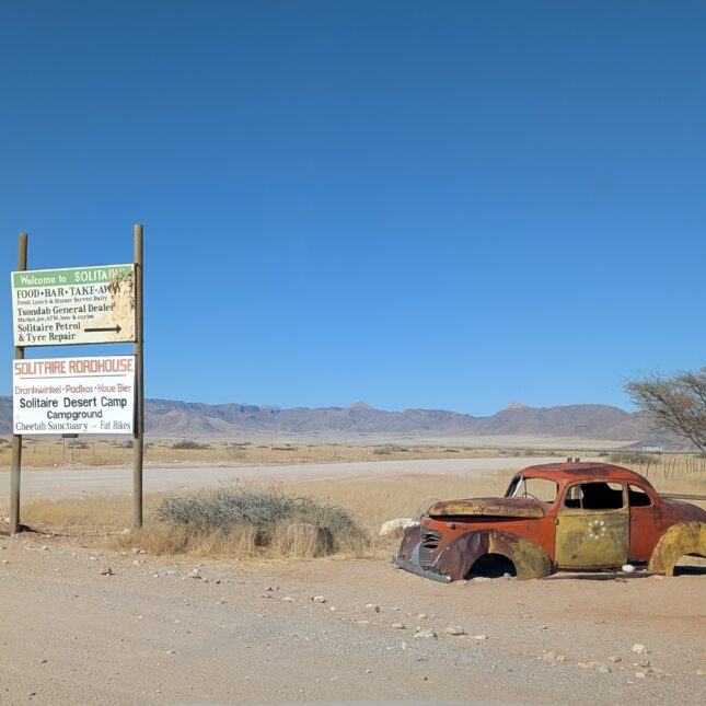 Solitaire en Namibie