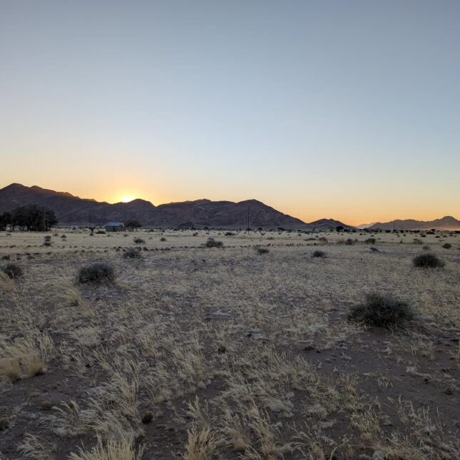 Nuit dans la savane Namibie