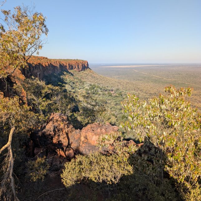 Vue depuis le Plateau du Waterberg