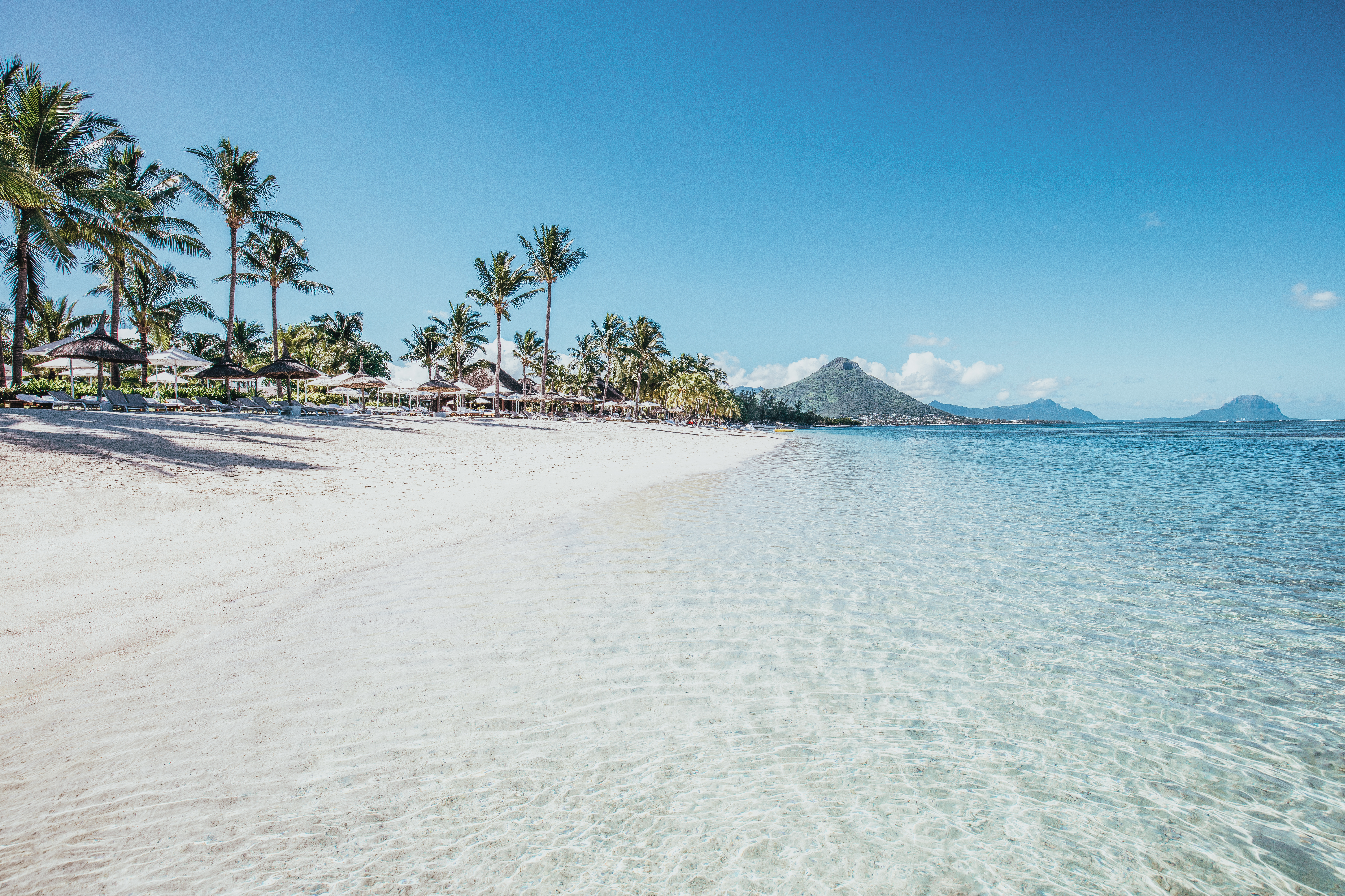 La plage du Sugar Beach Mauritius