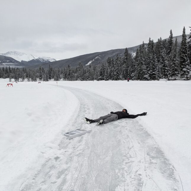 Patins à Banff