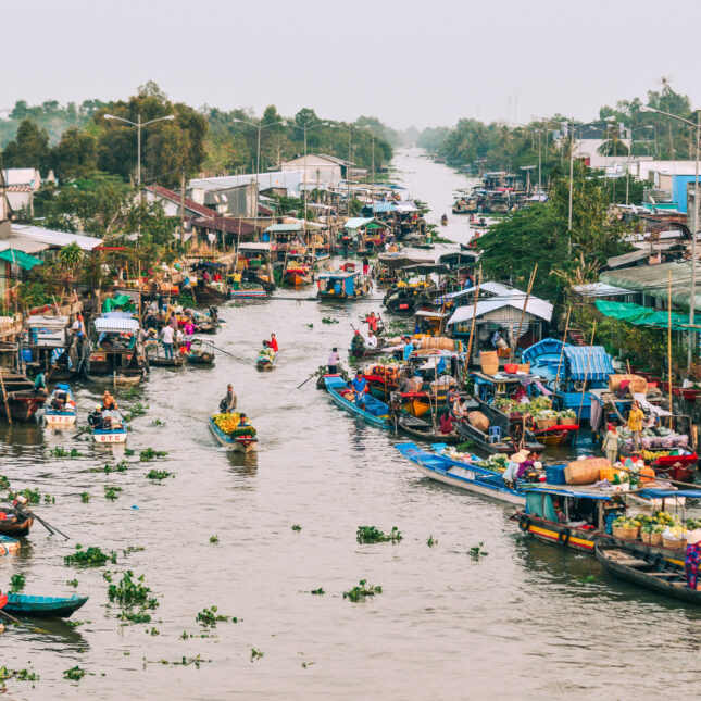 Marché flottant de Nga Nam