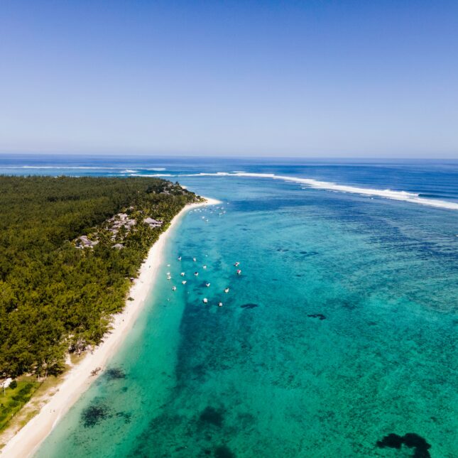 Le littoral de l'île Maurice