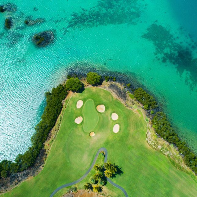 Le superbe cadre de l'île aux Cerfs