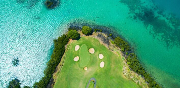 Le superbe cadre de l'île aux Cerfs