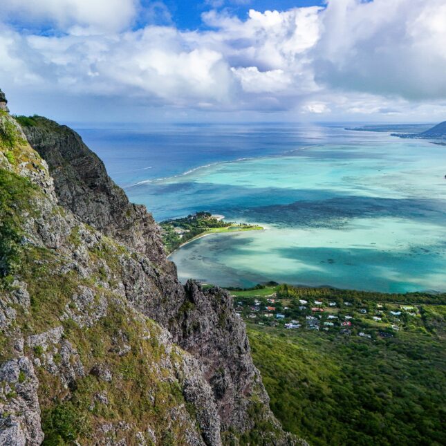 Vue depuis la montagne du Morne