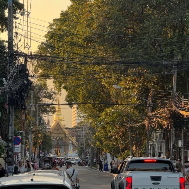 Dans la vieille ville de Chiang Mai