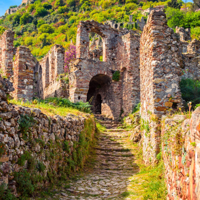 Les ruines de Mystra