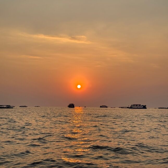 coucher de soleil Cambodge