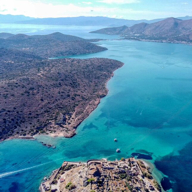 Vue sur la baie de Mirabello
