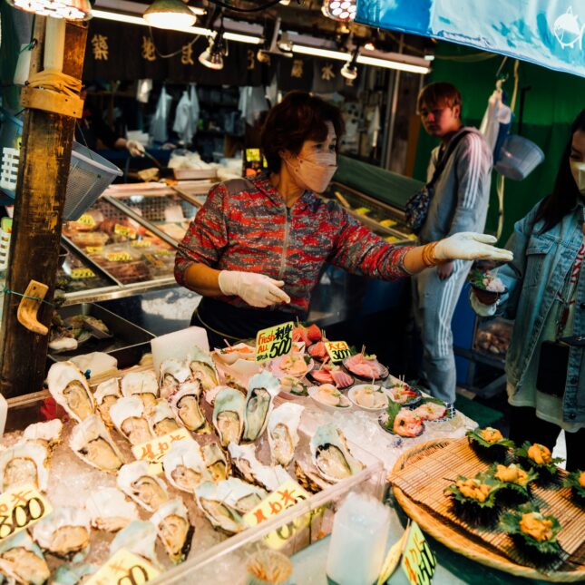 Le marché aux poissons